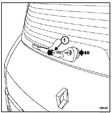Mécanisme du moteur d'essuie-vitre arrière